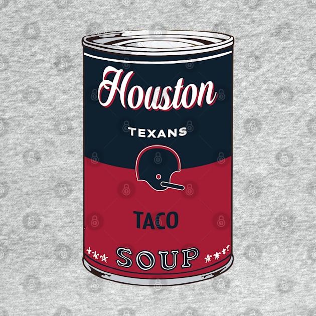 Houston Texans Soup Can by Rad Love